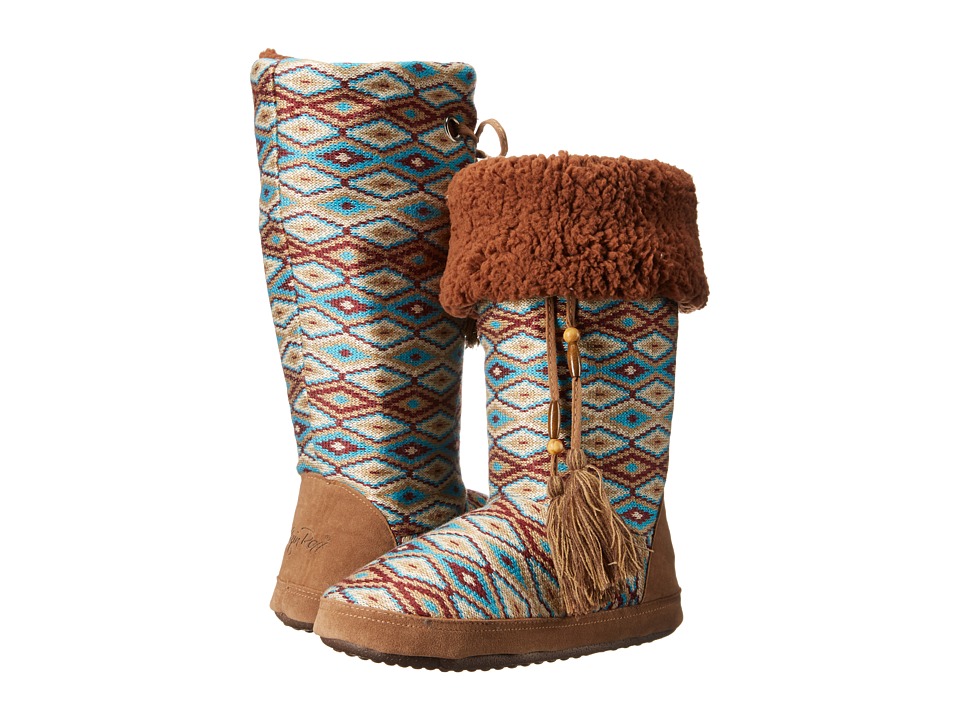 M&F Western Kaya (Brown/Turquoise) Women's Rain Boots