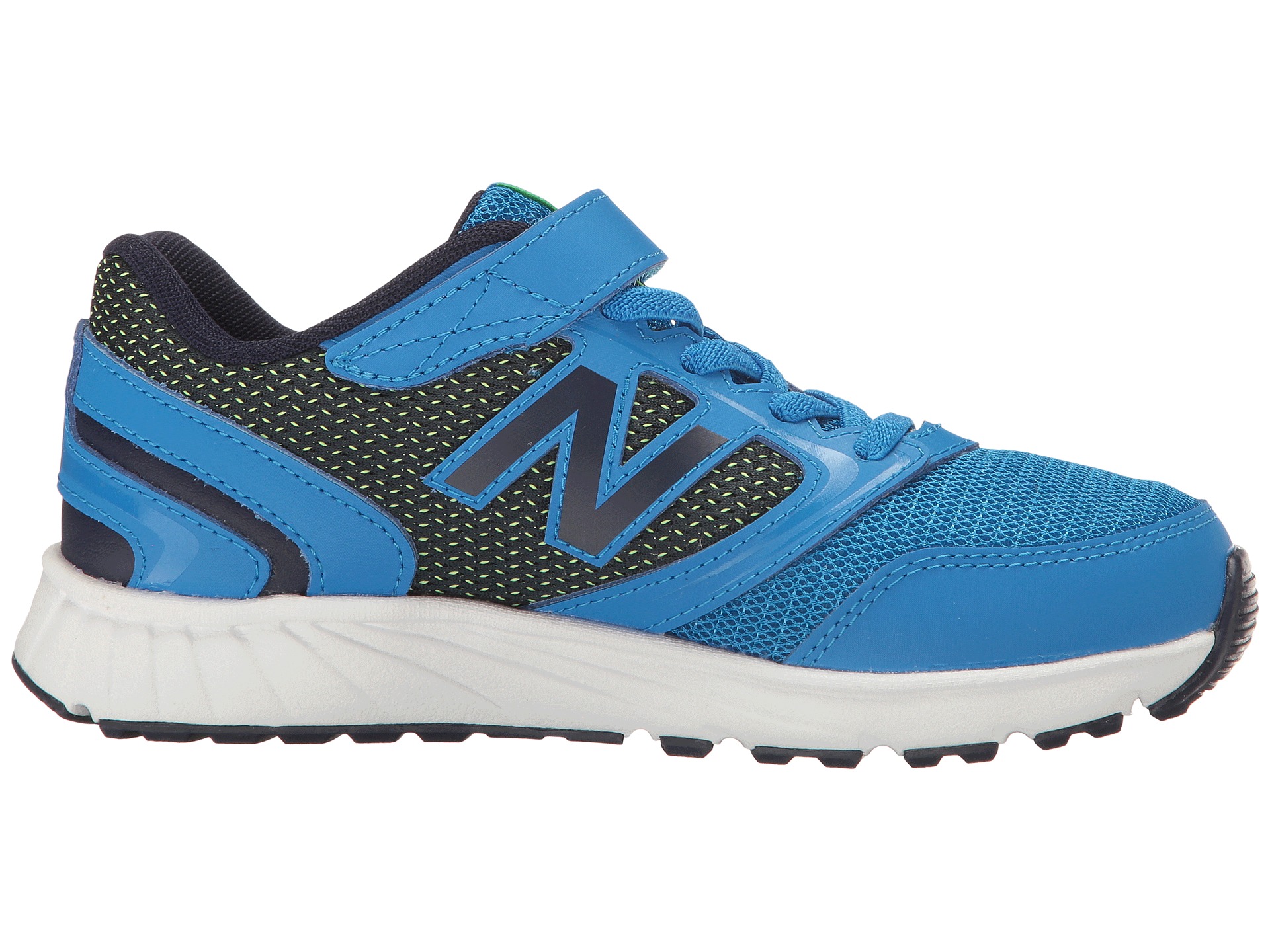 New Balance Kids KA455v1 (Little Kid/Big Kid) Blue/Green - Zappos.com ...