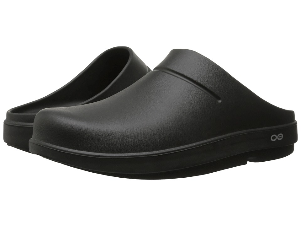 OOFOS - OOcloog Matte (Black/Black) Clog Shoes
