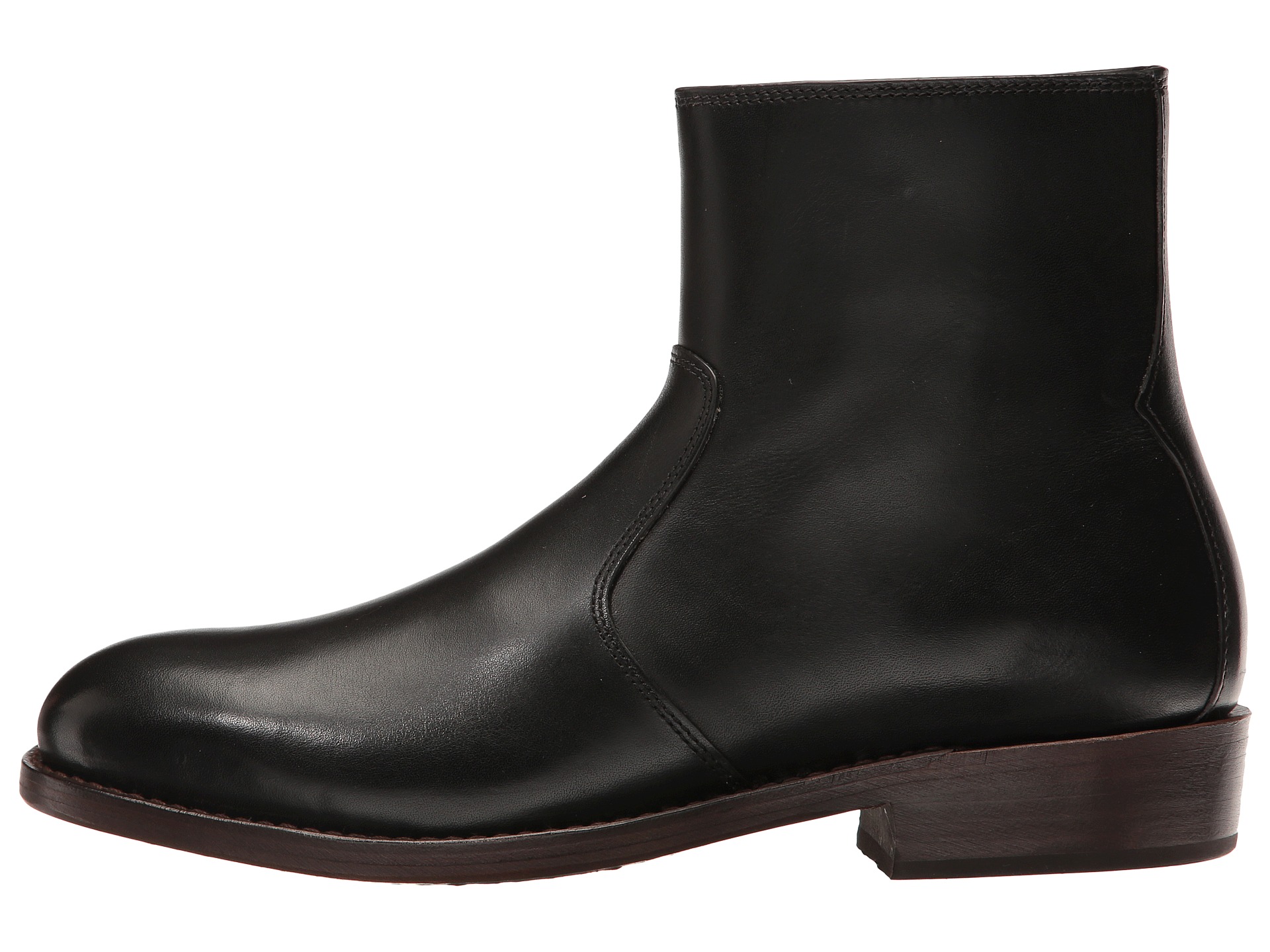 COACH West Leather Zip Boot at Zappos.com