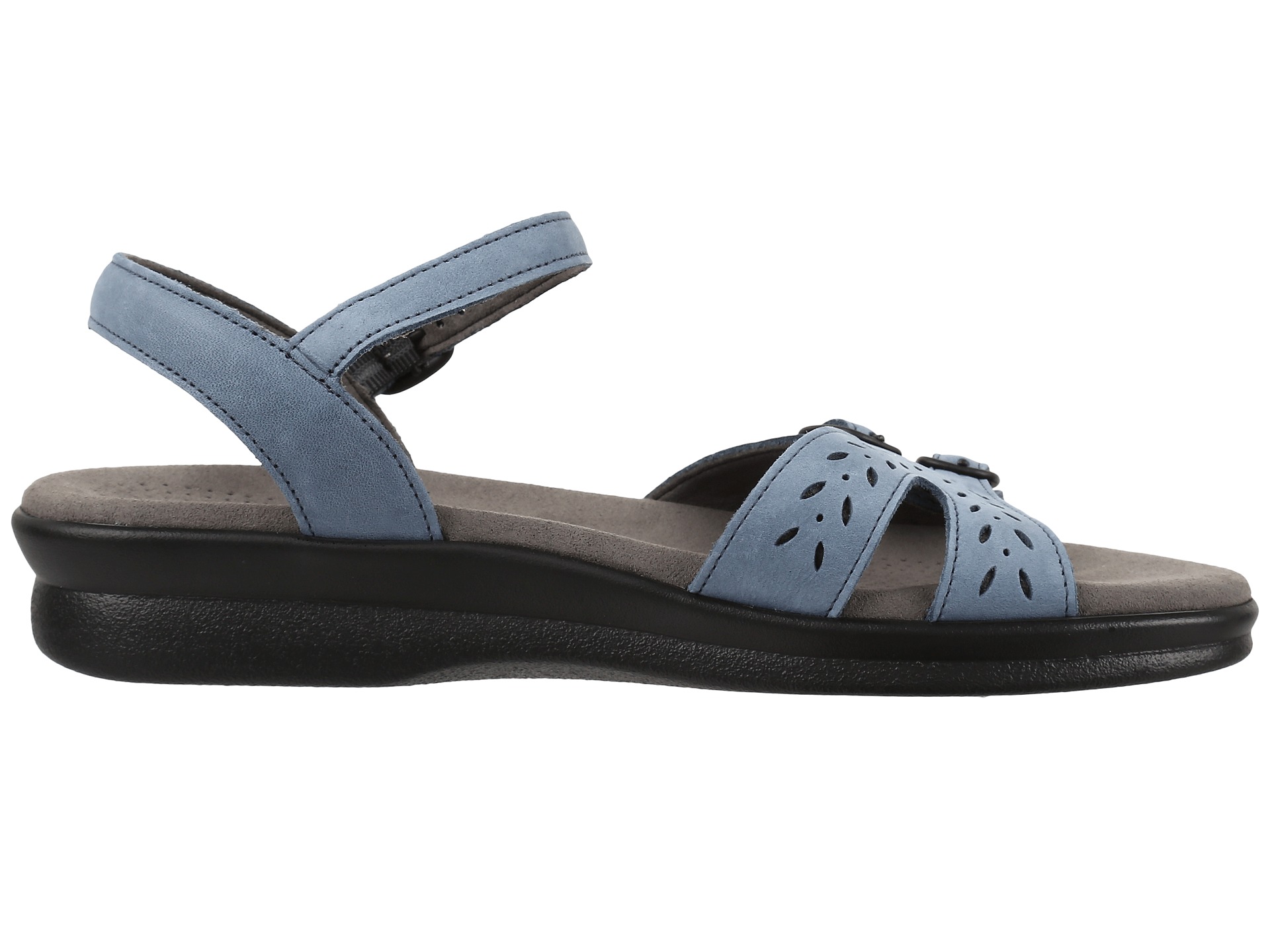 sas duo sandals black