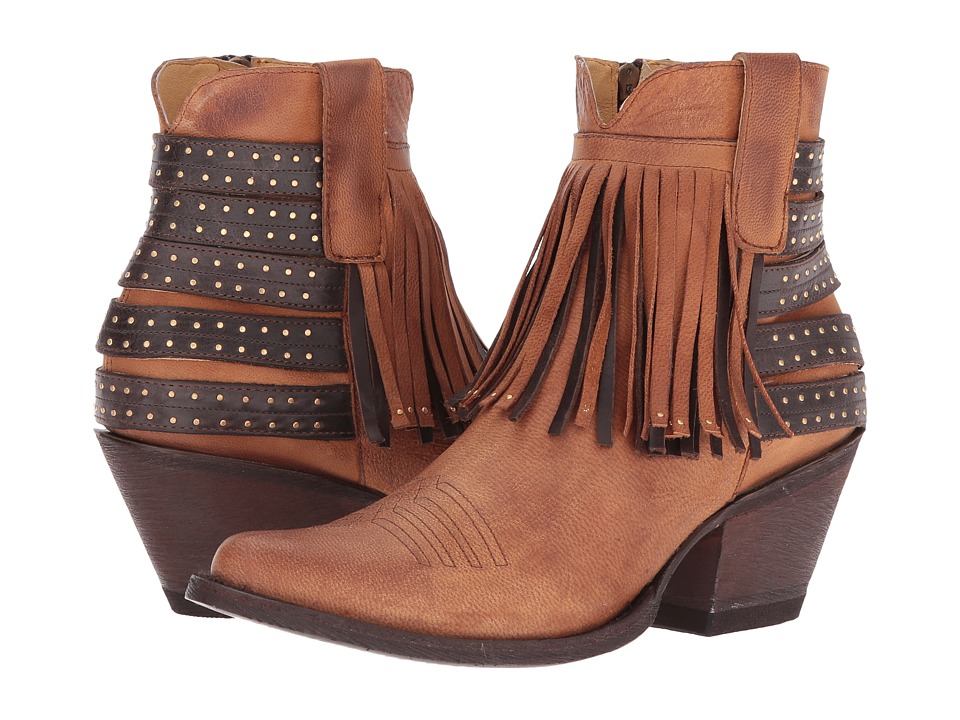 Old Gringo Elpis (Tan/Chocolate) Cowboy Boots