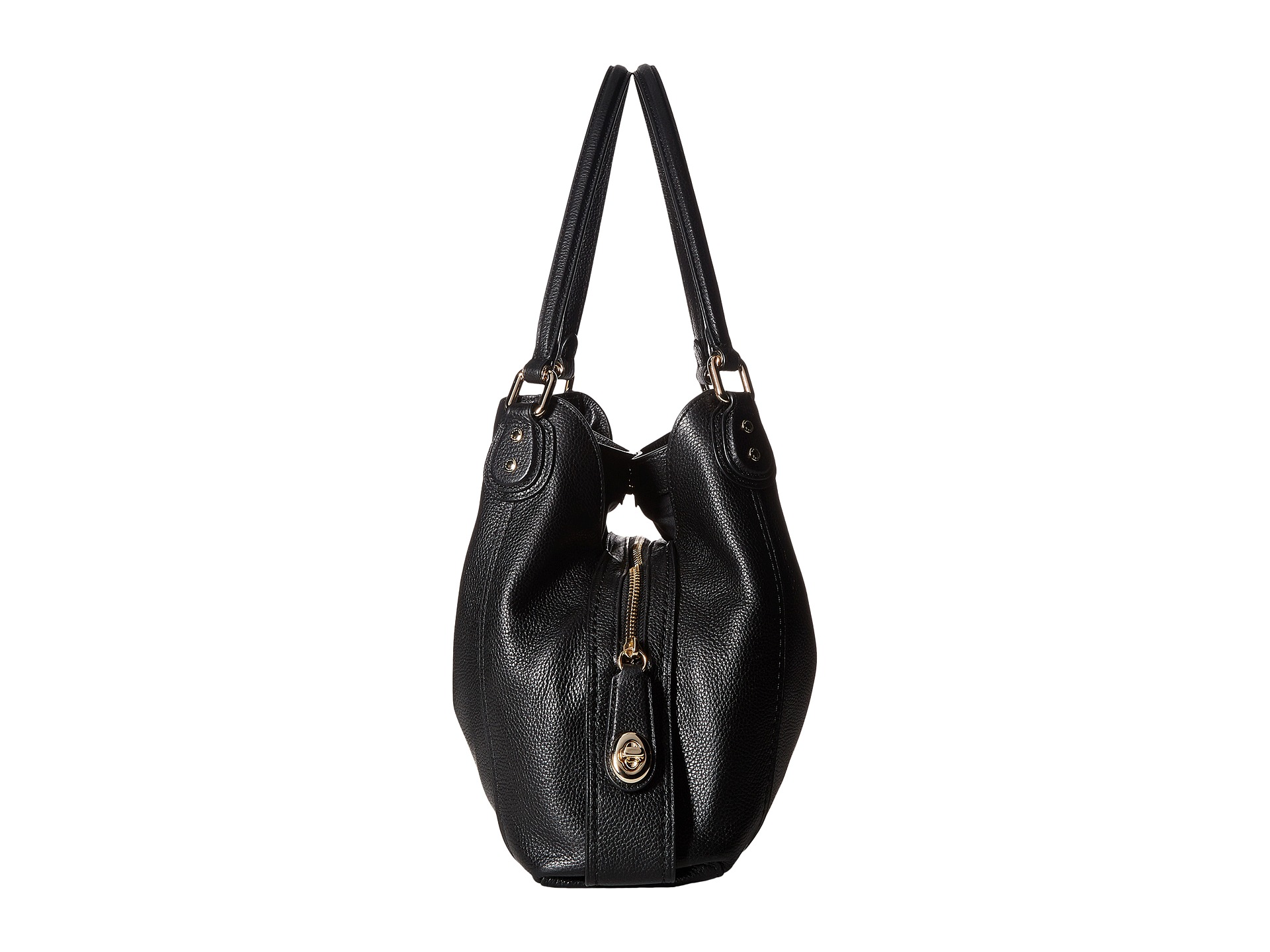 COACH Pebbled Leather Edie 31 Shoulder Bag at Zappos.com