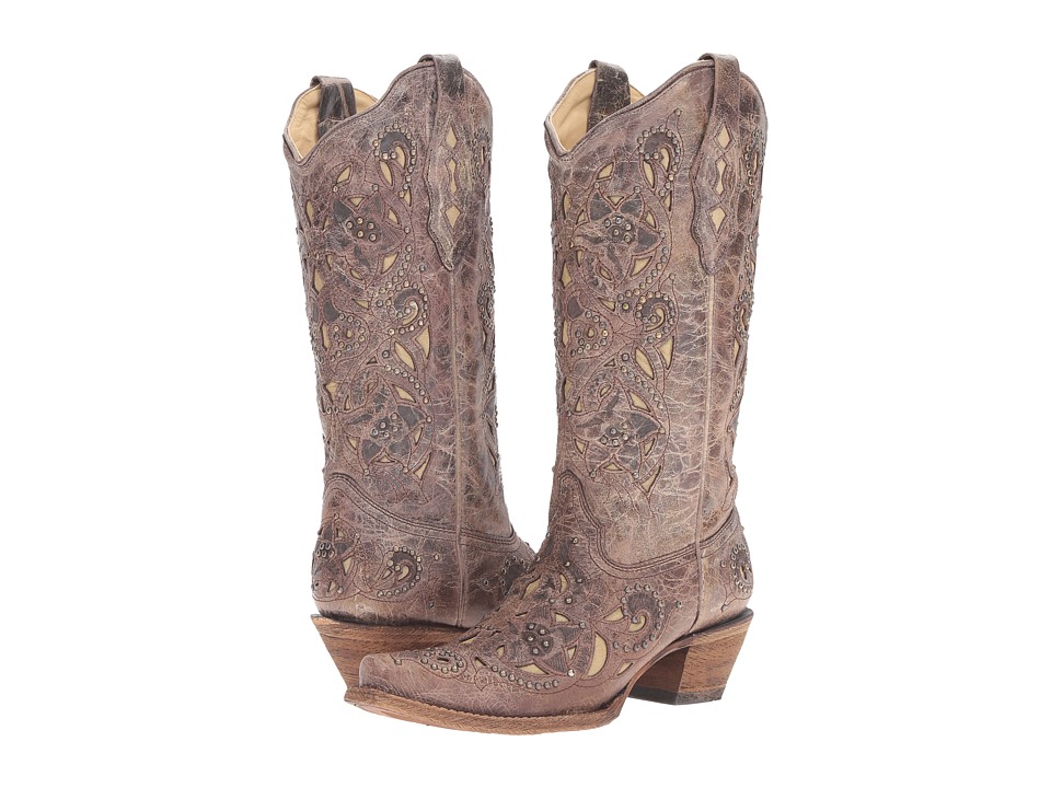 Corral Boots A1098 (Brown/Crater Bone)