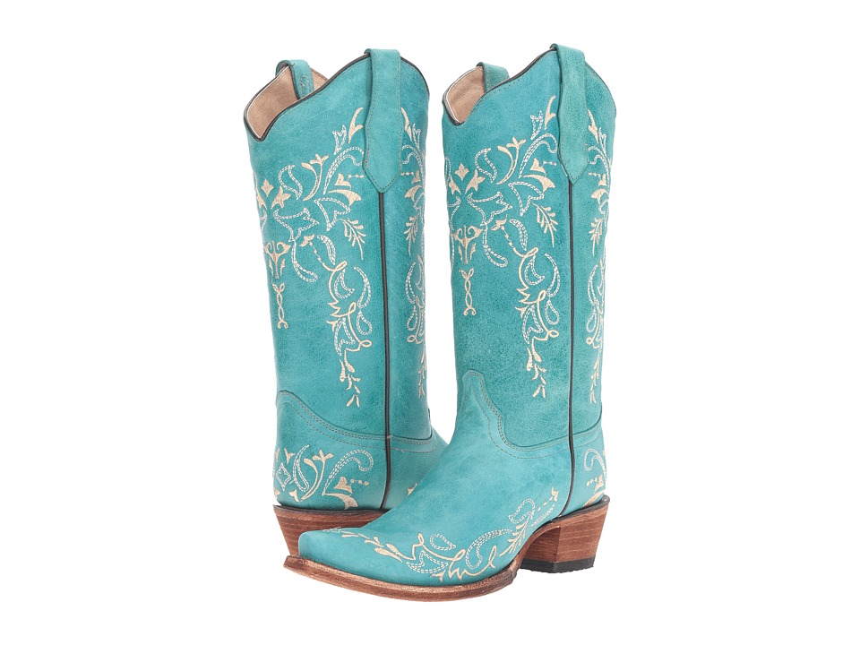 Corral Boots L5148 (Turquoise/Beige)