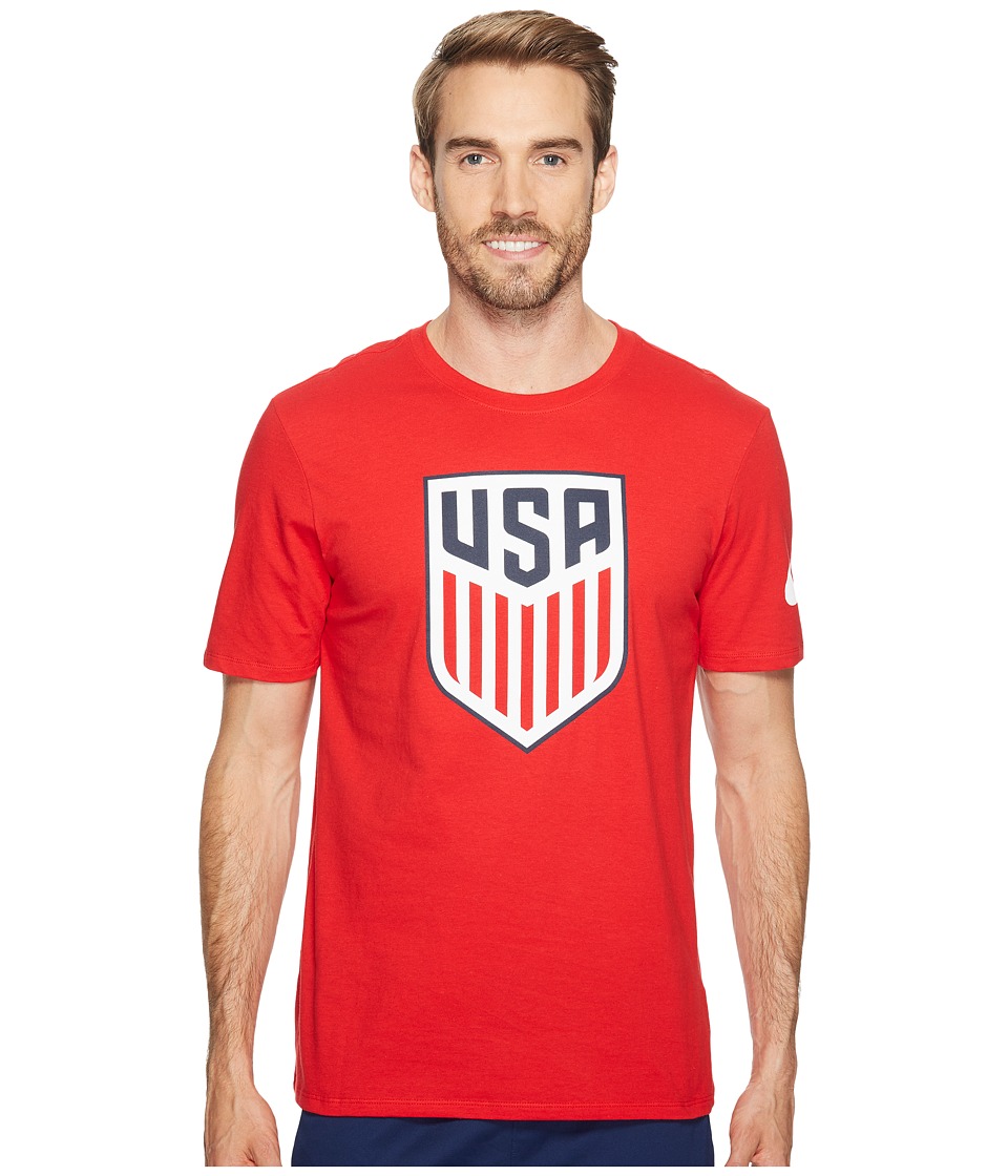 Nike USA Crest Tee (University Red/University Red) Men