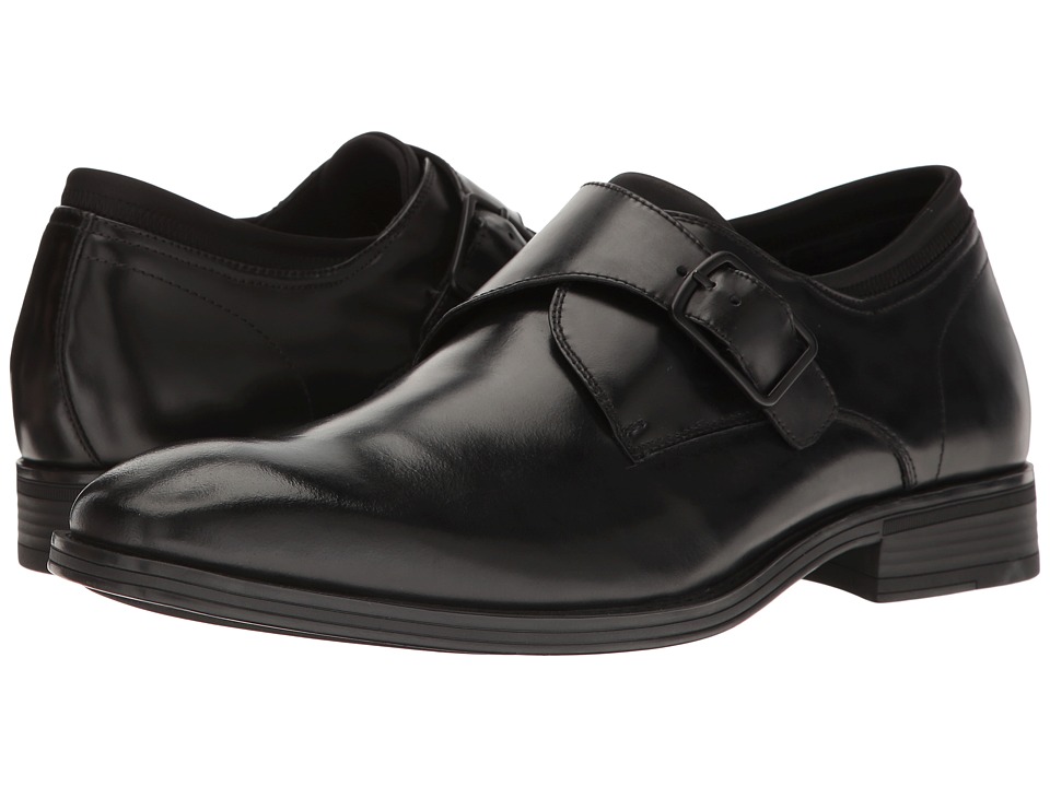 Kenneth Cole New York - Shock Wave (Black) Mens Monkstrap Shoes