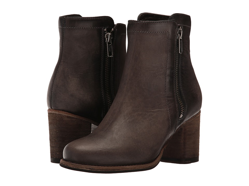 Frye Addie Double Zip (Smoke Soft Italian Nubuck)