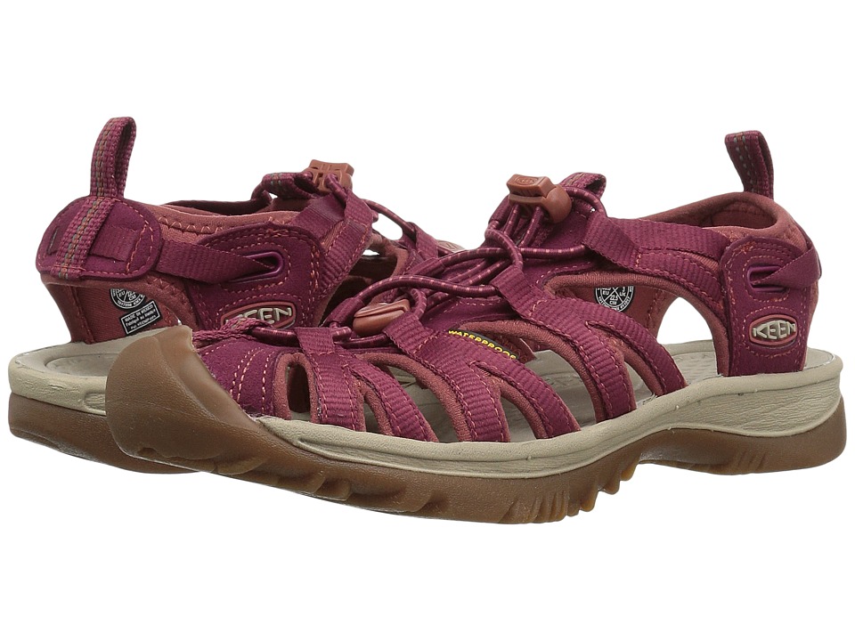 Keen Whisper (Rhododendron/Marsala) Sandals