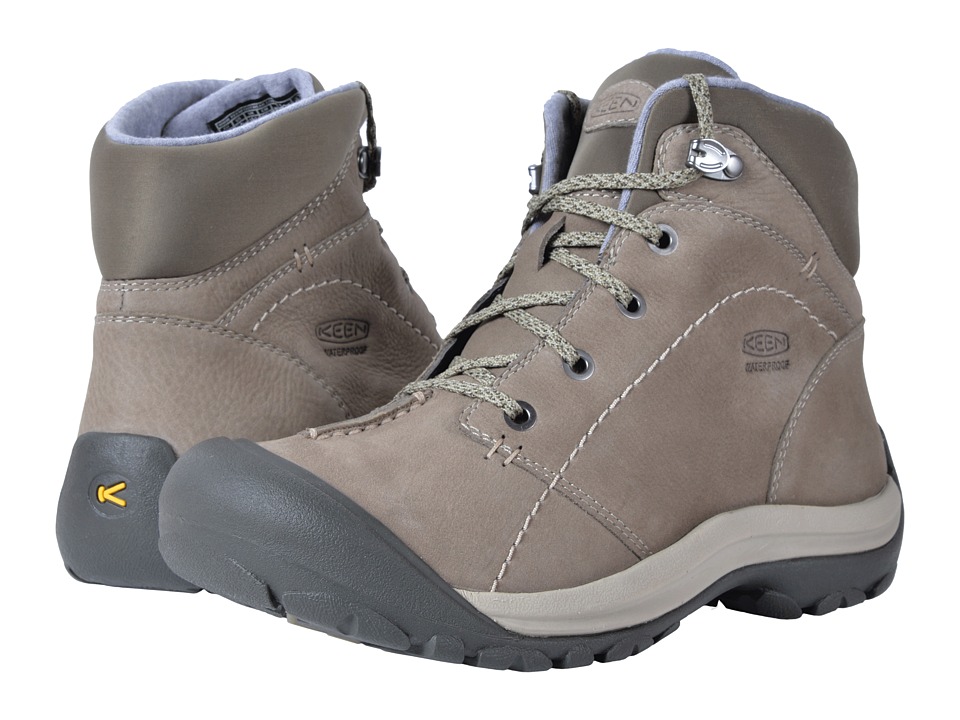 Keen Kaci Winter Mid Waterproof (Brindle/Inca Gold) Women's Waterproof Boots