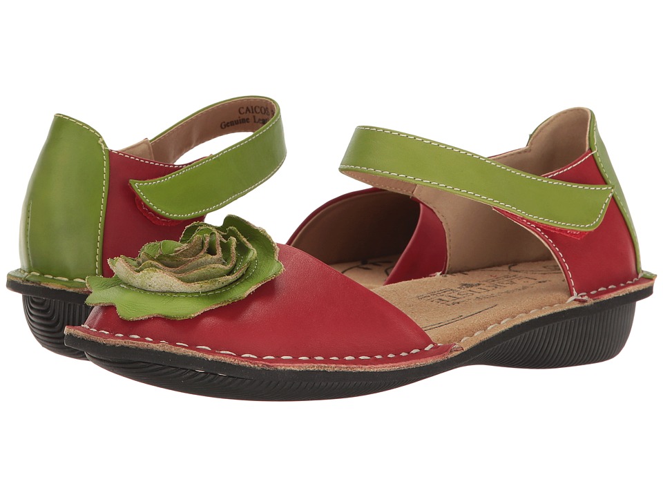 L'Artiste by Spring Step Caicos (Red Multi) Women's Shoes