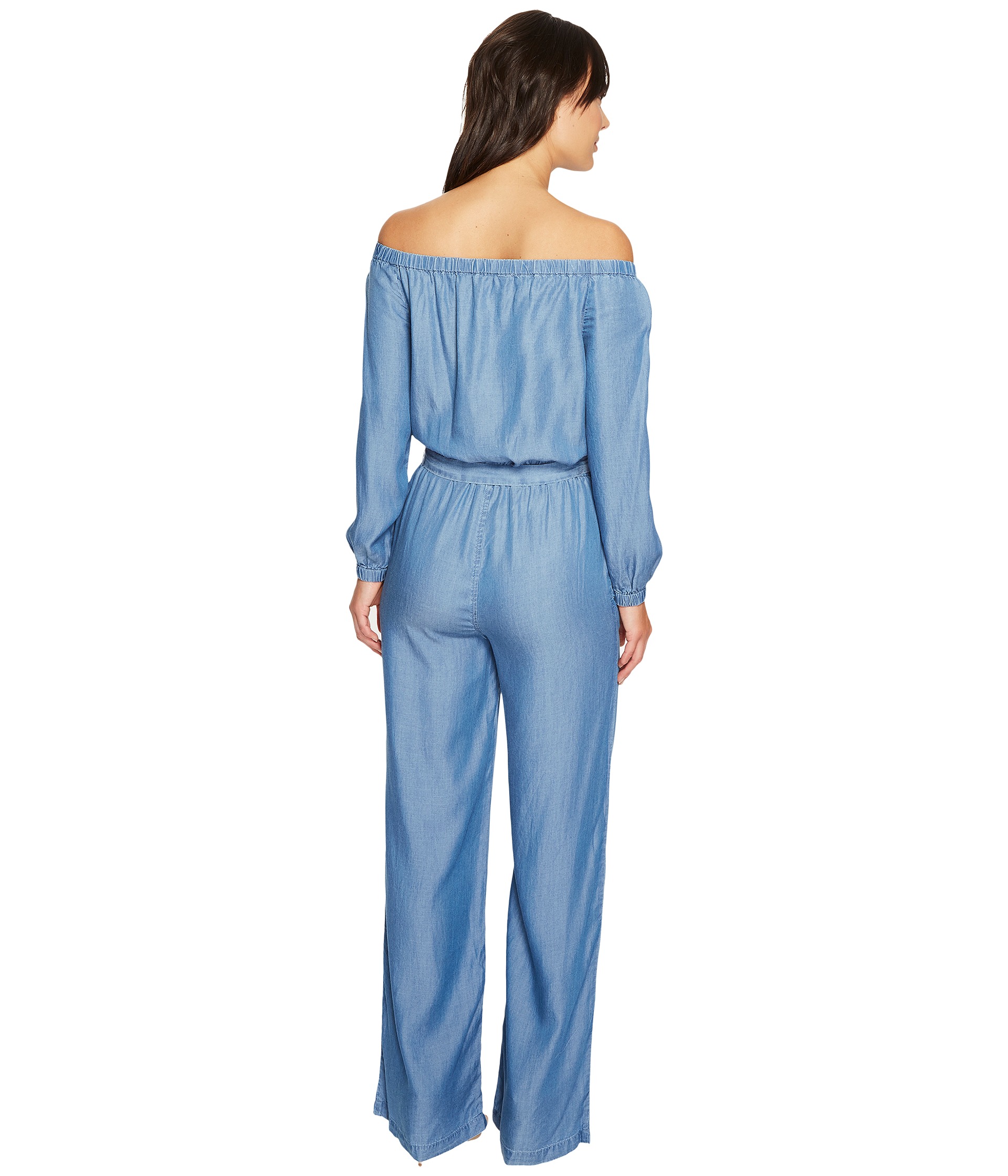 michael kors denim jumpsuit