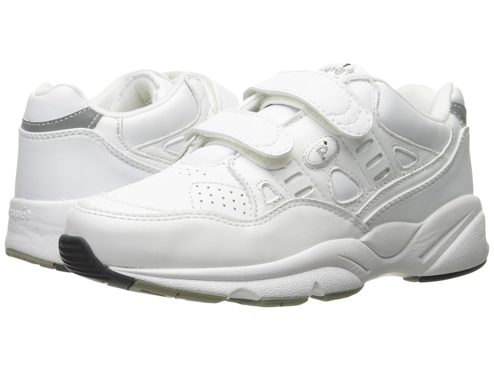 Propet Stability Walker Strap (White) Women's Hook and Loop Shoes