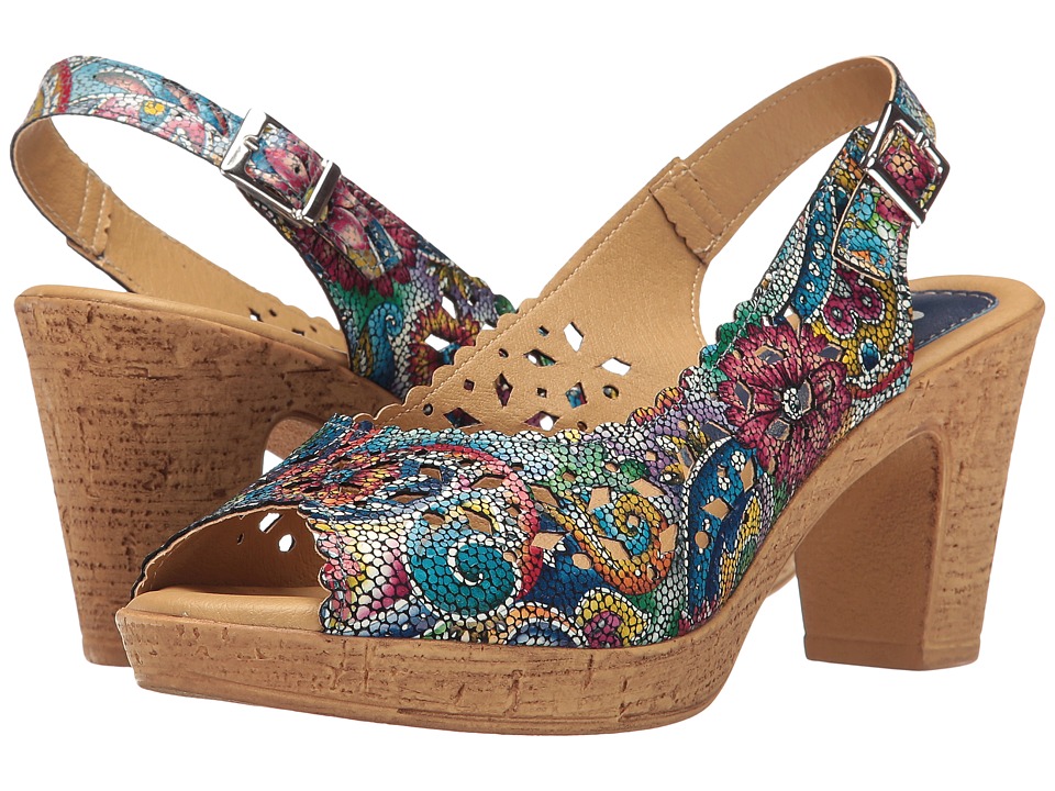 Spring Step Lovelyness (Blue) Women's Shoes