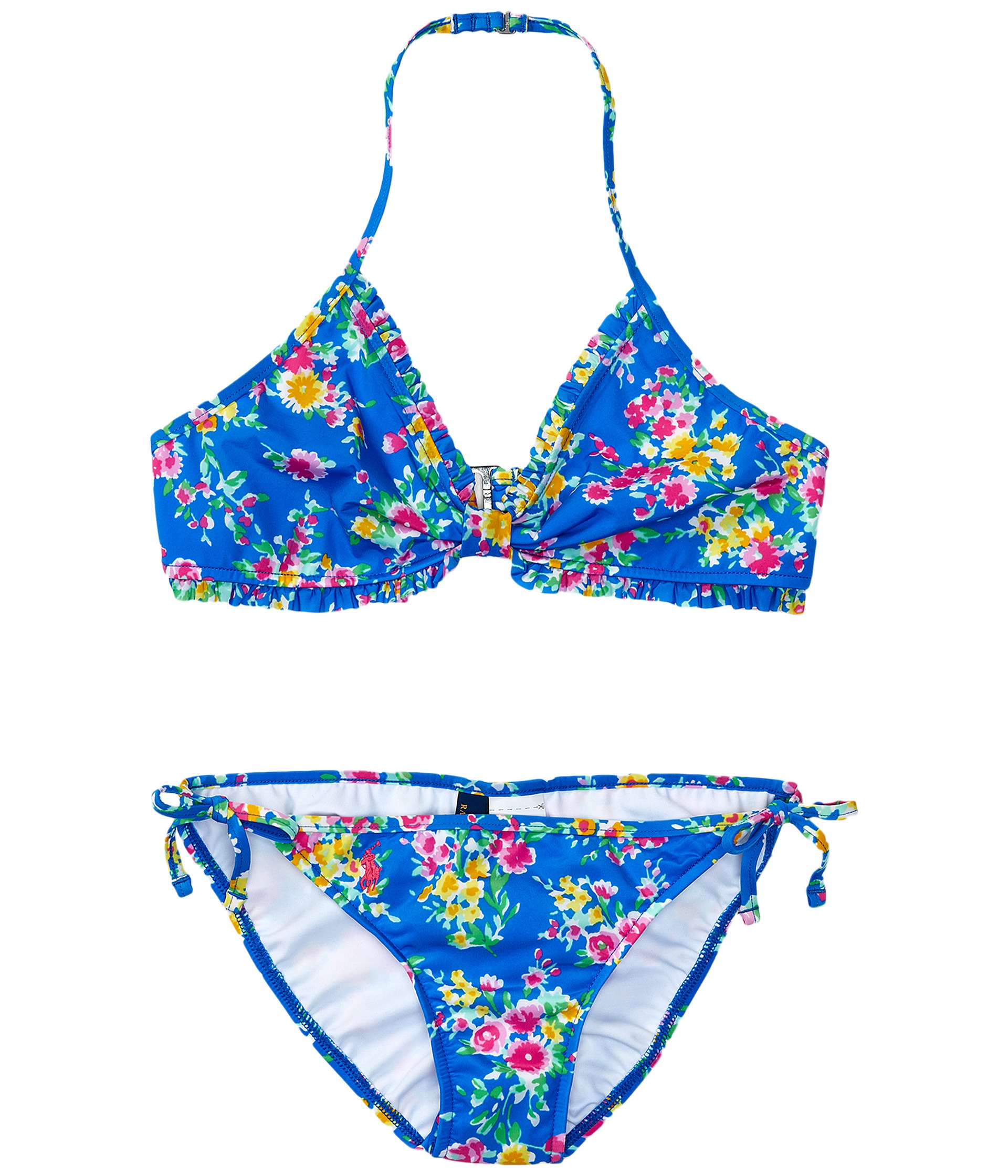 Polo Ralph Lauren Kids Floral Two-Piece Swimsuit (Big Kids) at Zappos.com