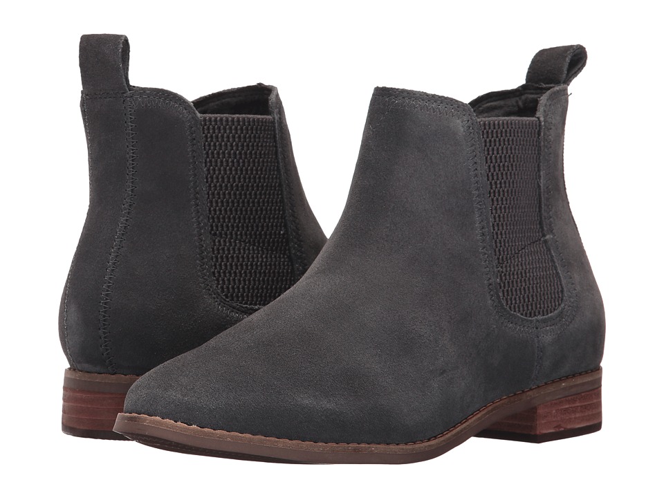 TOMS Ella (Forged Iron Grey Suede) Women's Pull-on Boots