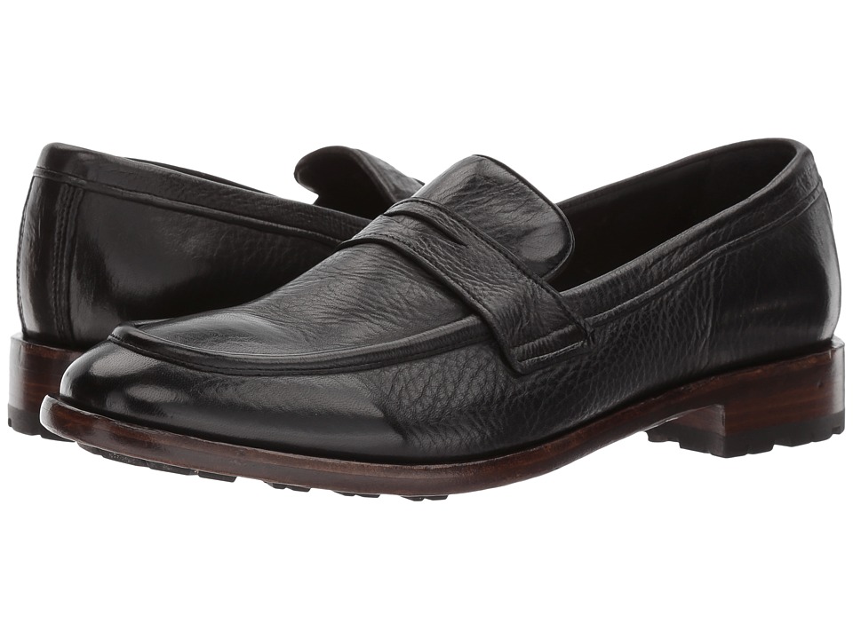 UPC 190918011851 product image for Frye - Aiden Lug Penny (Black Deer Skin Leather) Men's Slip-on Dress Shoes | upcitemdb.com
