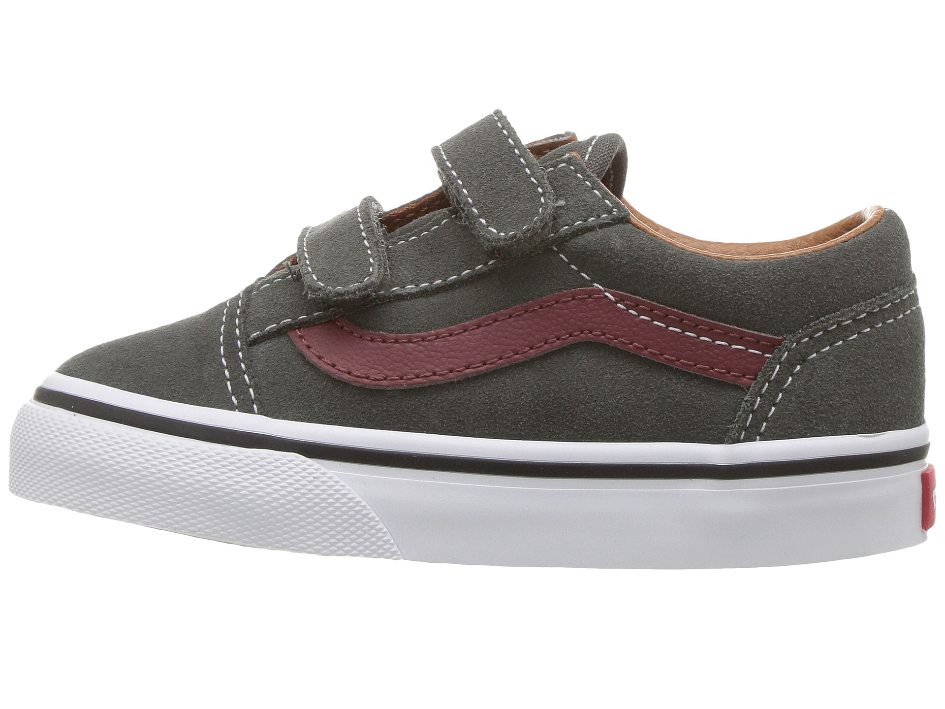 Vans Kids Old Skool V (Toddler) at Zappos.com