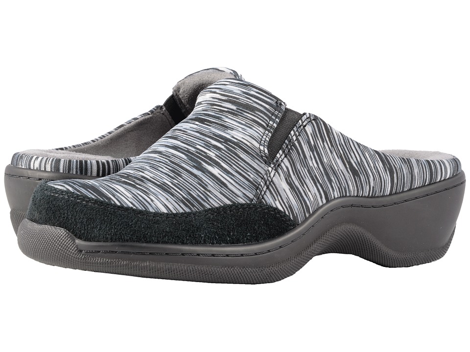 SoftWalk Alcon (Black/Grey Multi/Black Air Mesh Multi/Suede) Slip-On Shoes