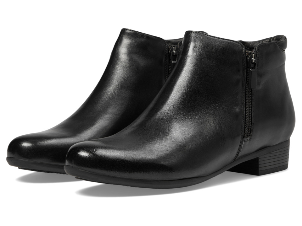 Trotters Major (Black Smooth Leather)
