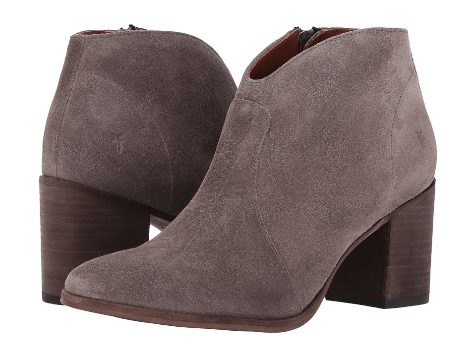 Frye Nora Zip Short (Elephant Soft Oiled Suede)