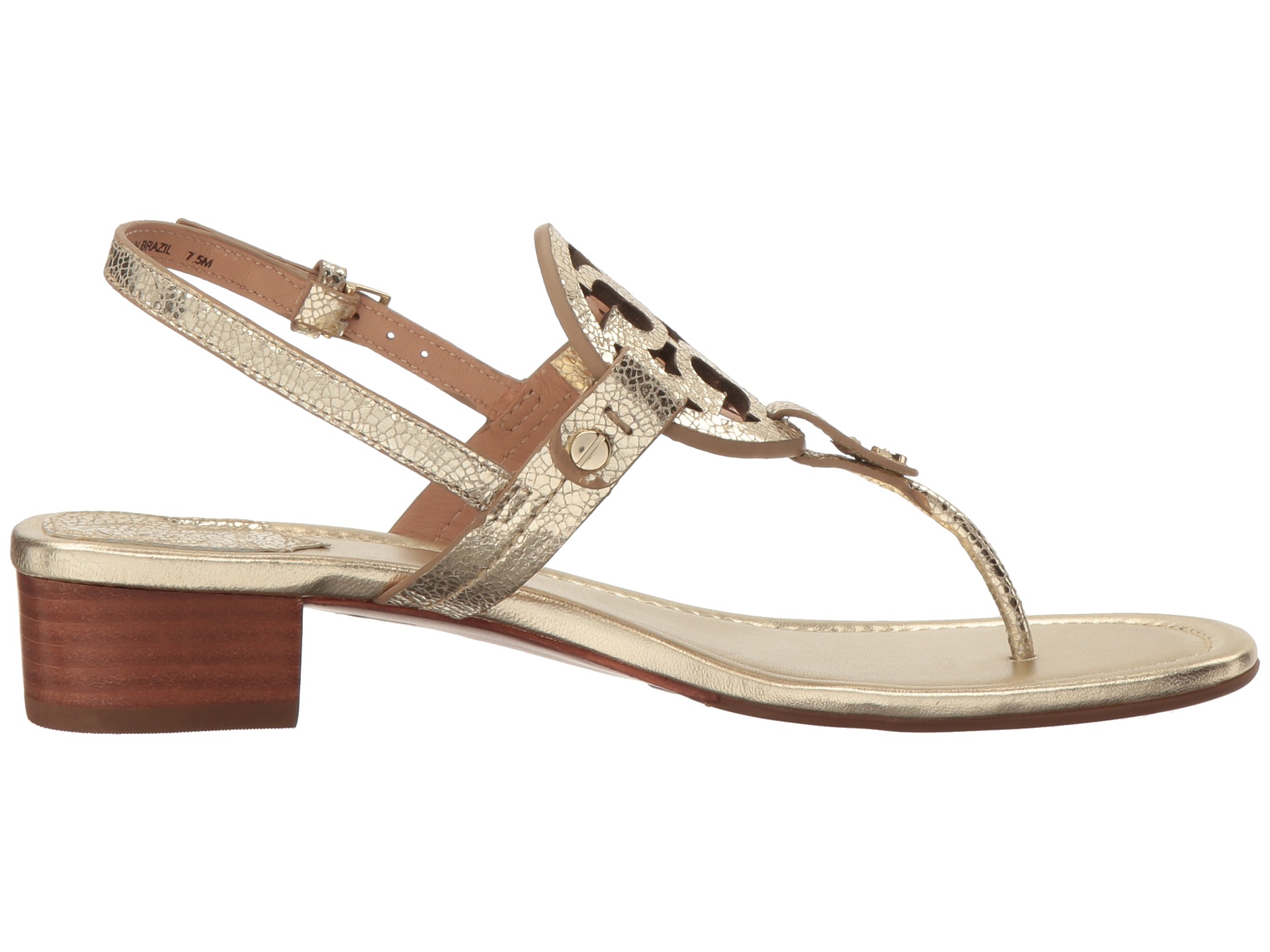 tory burch miller sandals pewter