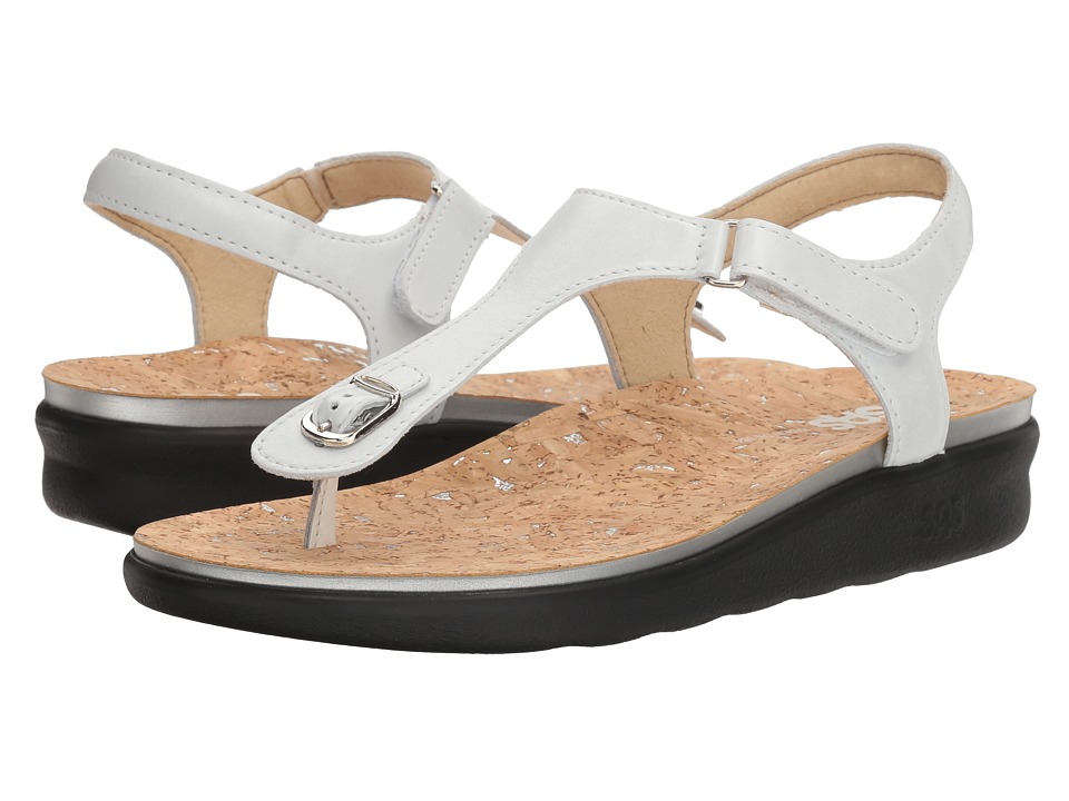SAS Marina (Pearl White) Women's Shoes