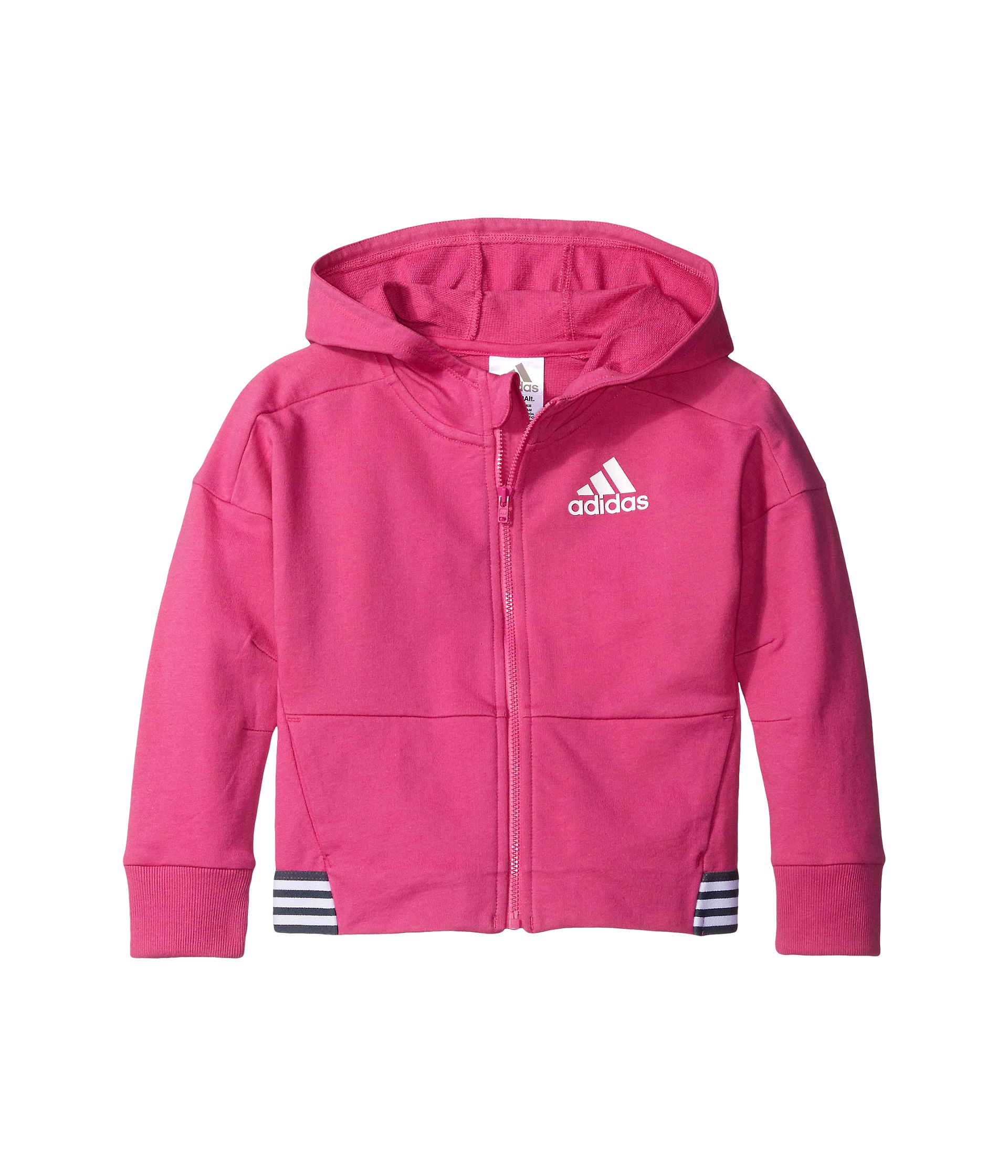 adidas Kids Agility Jacket (Big Kids) Medium Pink - Zappos.com Free ...