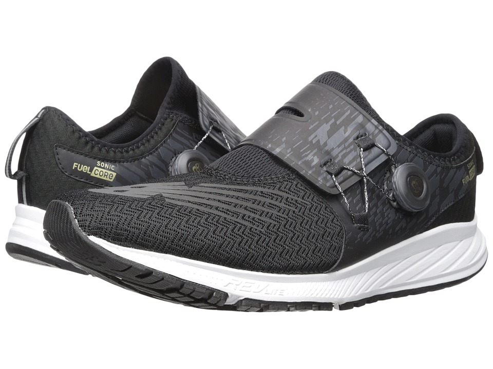 New Balance - Sonic V1 (Black/Gold/Thunder) Mens Running Shoes