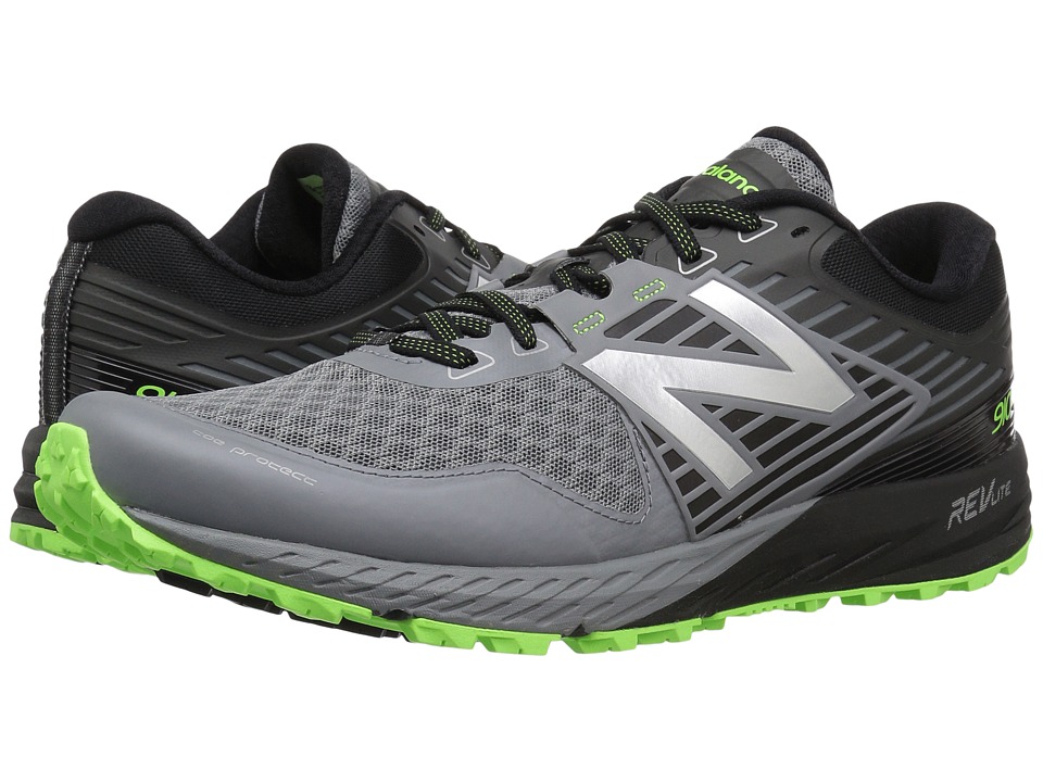 New Balance 910 V4 (Gunmetal/Energy Lime) Men\u0027s Running Shoes