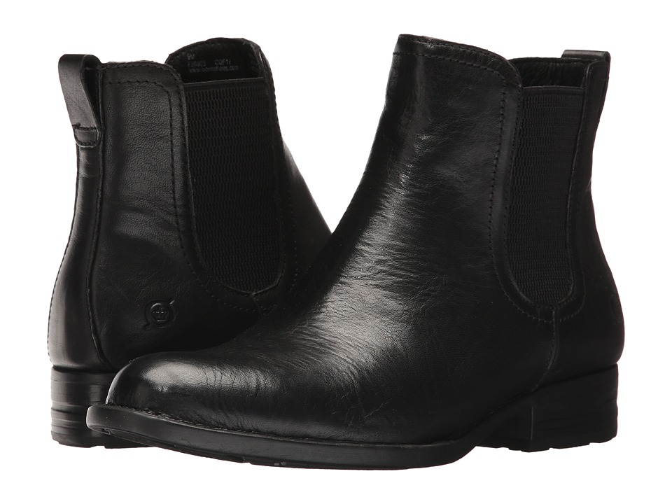Born - Casco (Black Full Grain) Women's Pull-on Boots