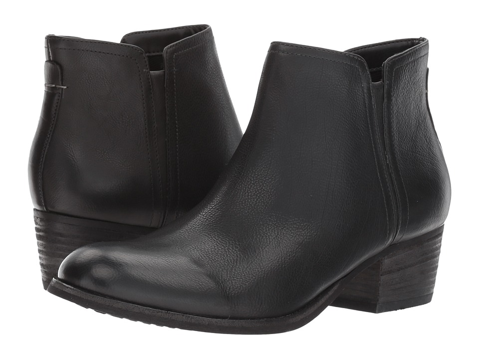 Clarks Maypearl Ramie (Black Leather) Women's Boots