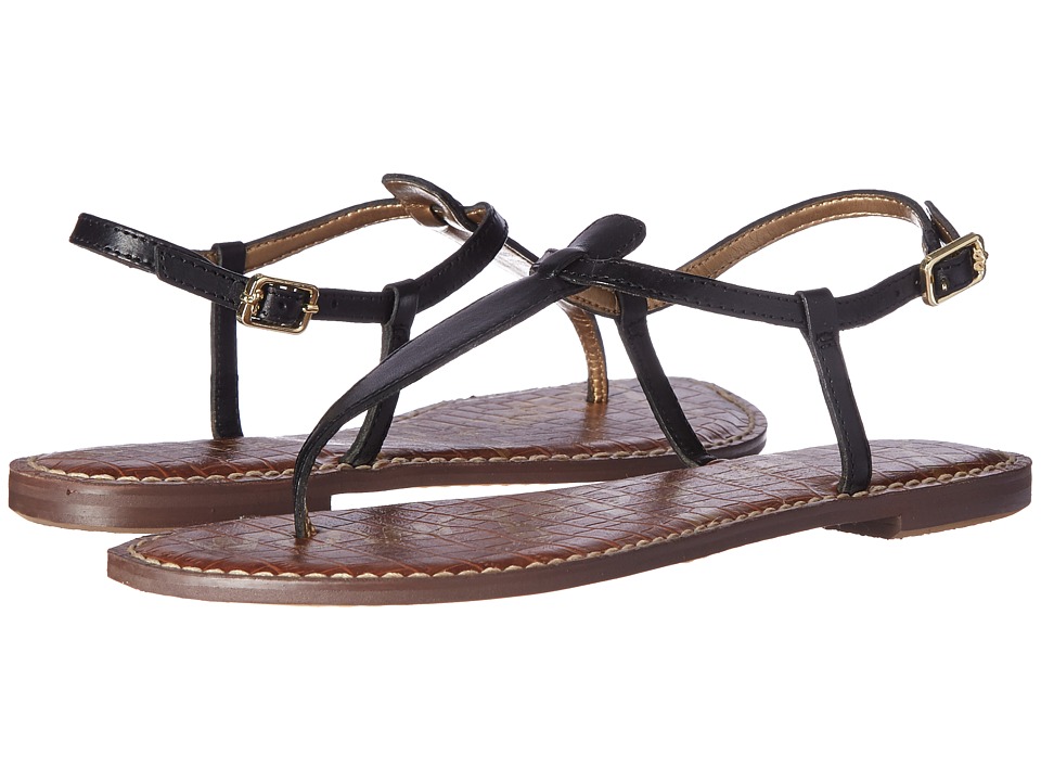 Sam Edelman Gigi (True Black Leather) Sandals