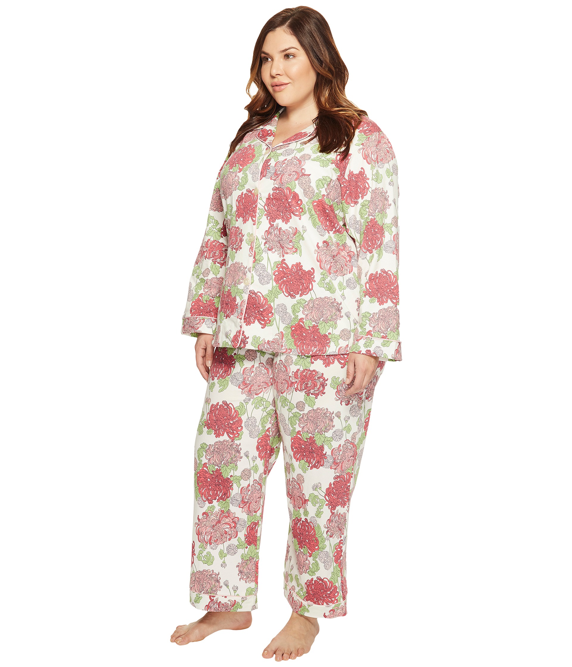BedHead Plus Size Long Sleeve Classic Pajama Set at Zappos.com