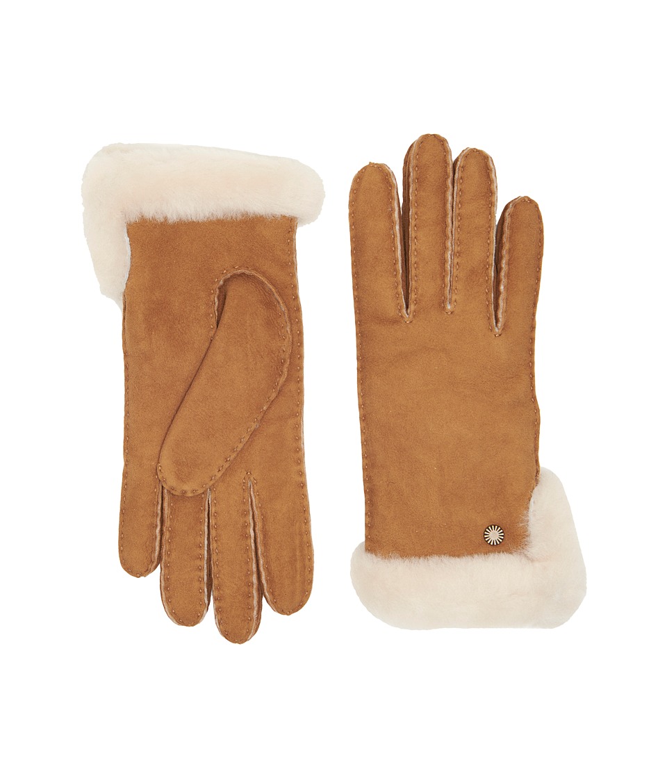 ugg leather sheepskin vent glove
