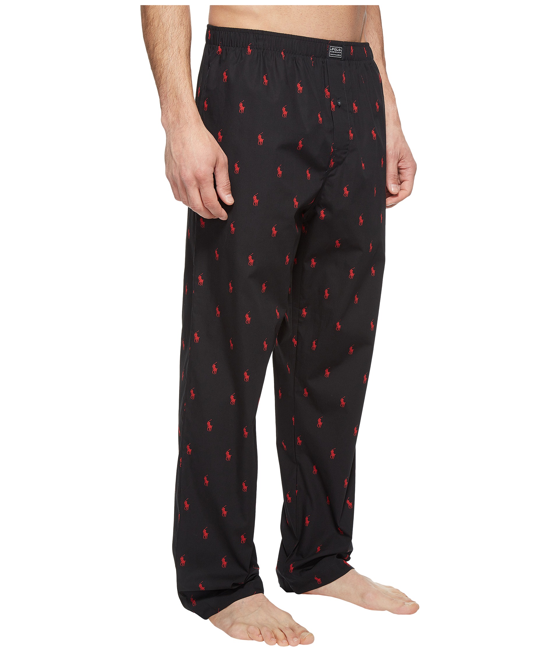 Polo Ralph Lauren All Over Pony Player Woven Pants at Zappos.com