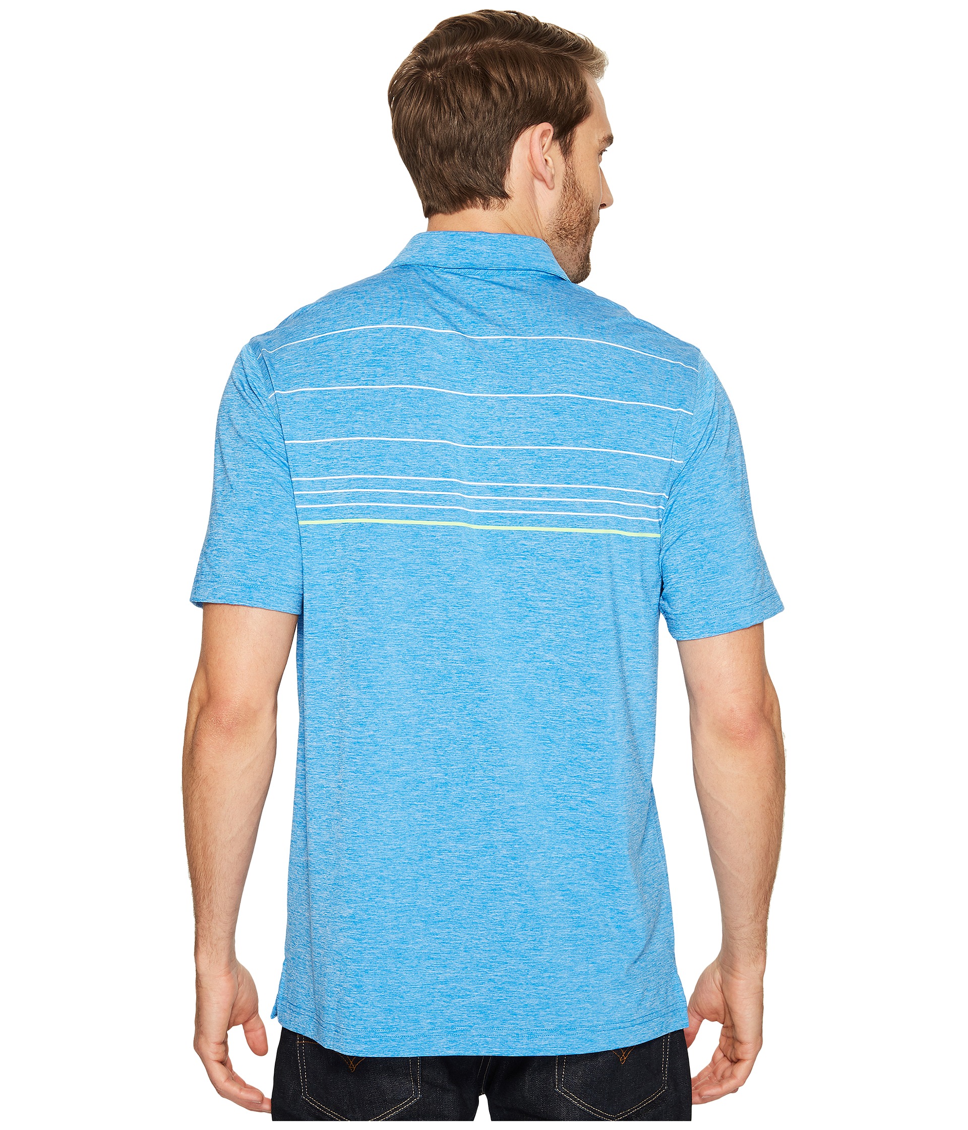 Vineyard Vines Golf Simsbury Stripe Shirt - Zappos.com Free Shipping ...