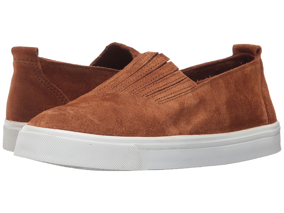Minnetonka Gabi Slip-On (Brown Suede) Slip-On Shoes