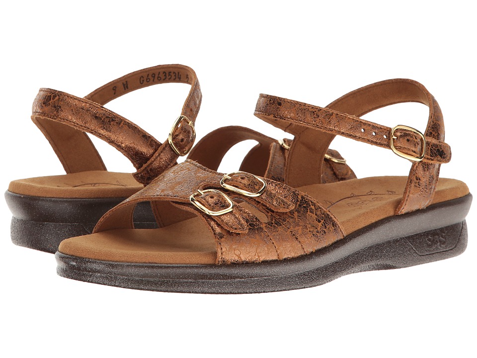 SAS Duo (Five (Bronze Crackle)) Women's Shoes