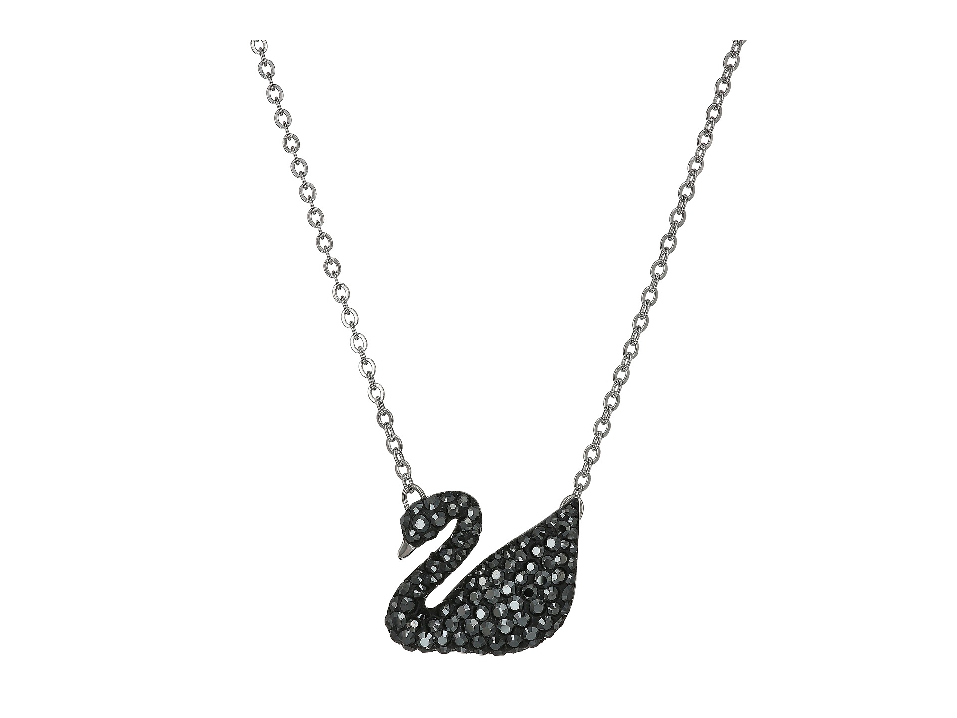 Pink Swan Necklace Swarovski | anacondaamazonisland.com