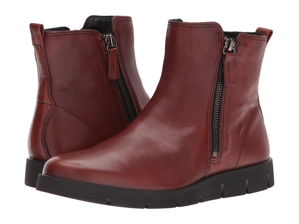 ECCO Bella Zip Boot (Congnac Cow Leather)