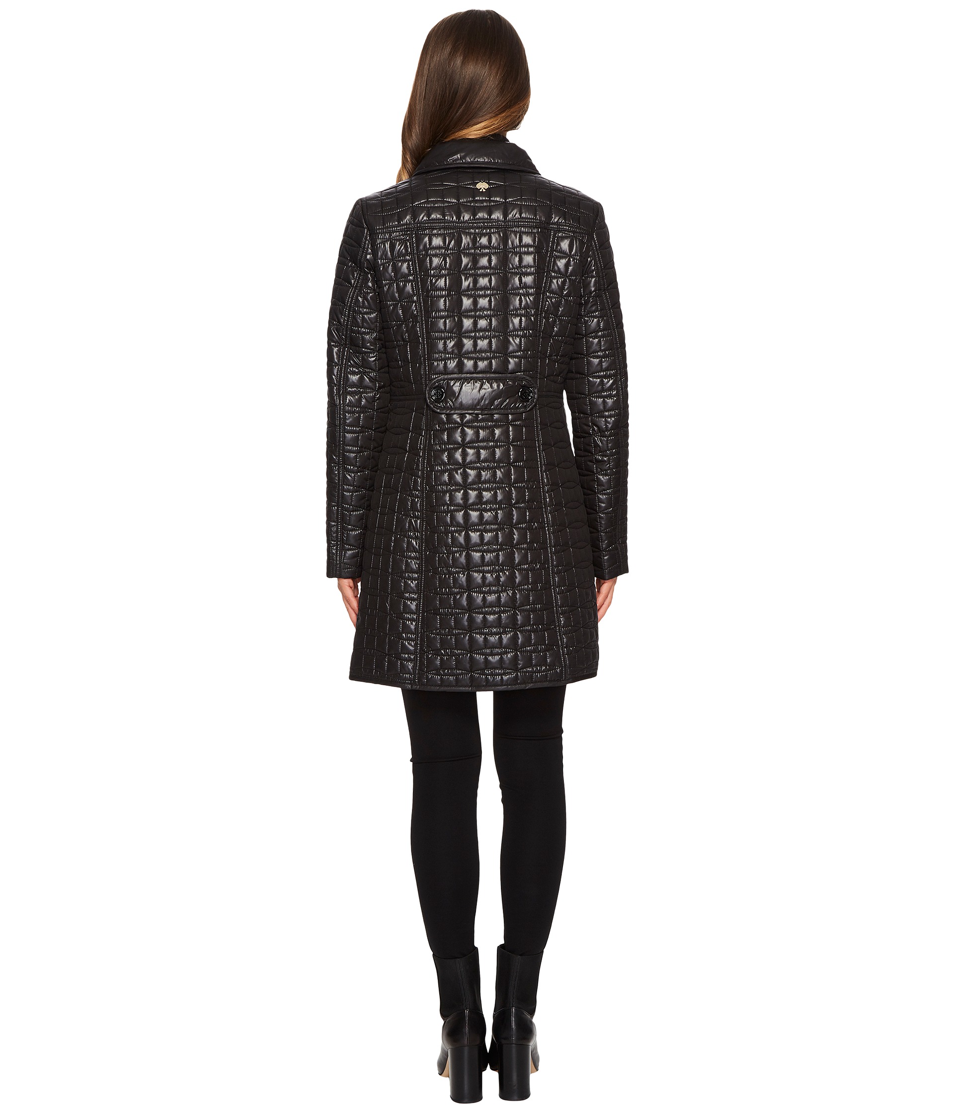 Kate Spade New York Button Front Quilted Bow Back Jacket at Luxury