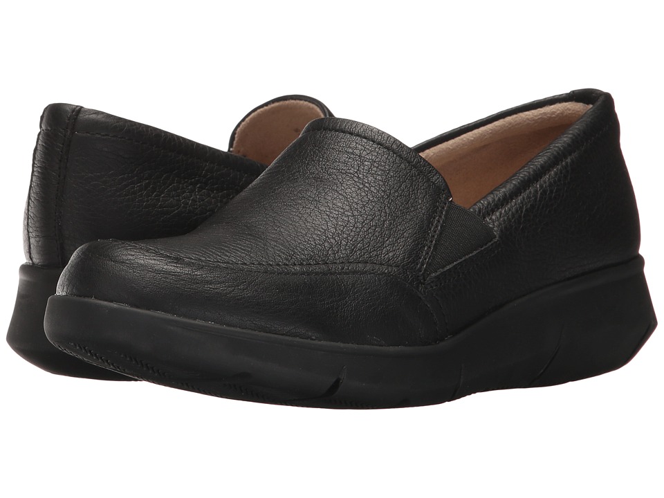 Hush Puppies Rapidly Mardie (Black Leather) Women's Slip-on Dress Shoes