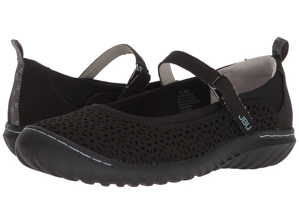 JBU Granada (Black Solid) Women's Shoes