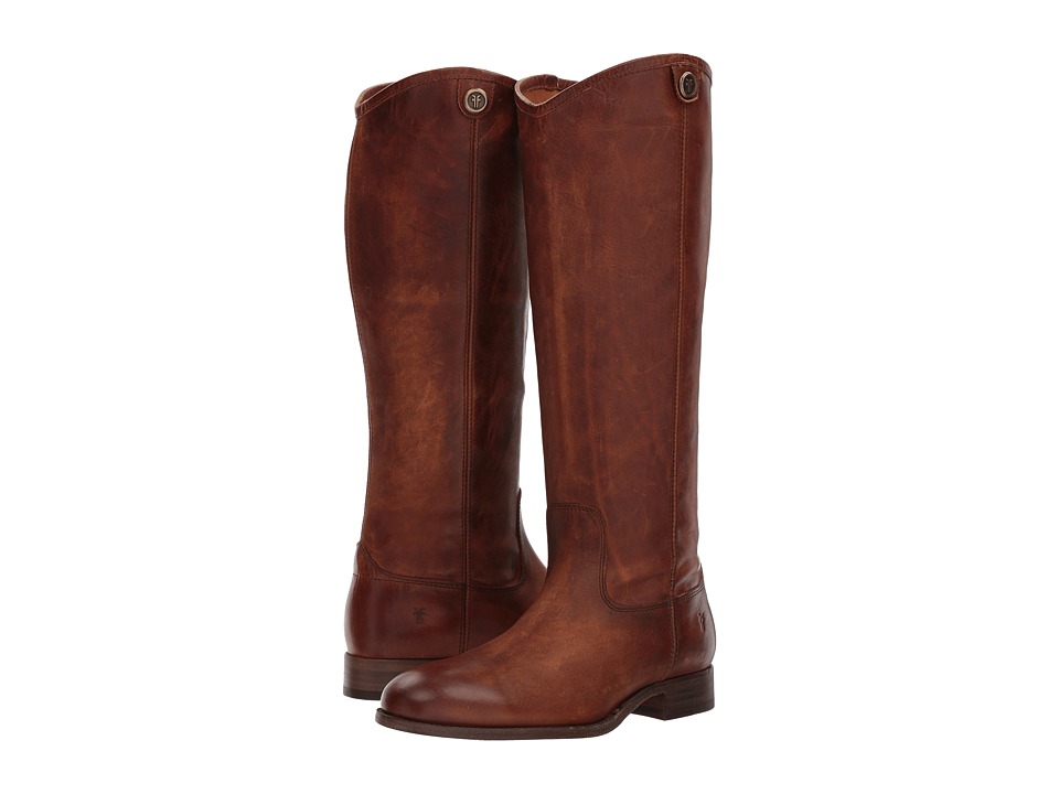 Frye Melissa Button 2 (Cognac) Cowboy Boots