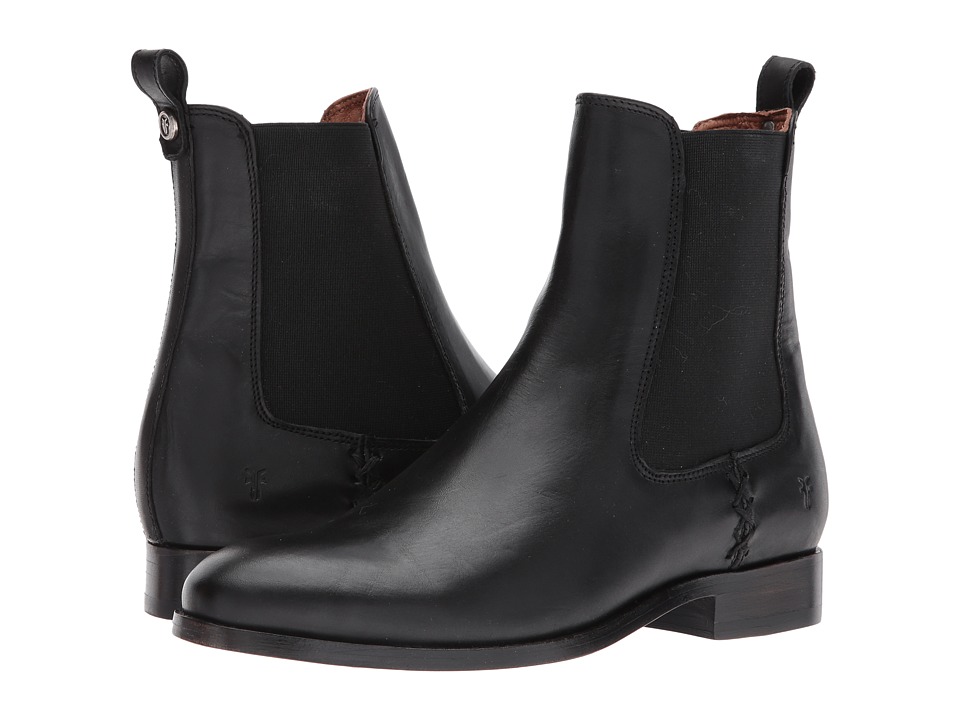 Frye Melissa Chelsea (Black) Women's Pull-on Boots