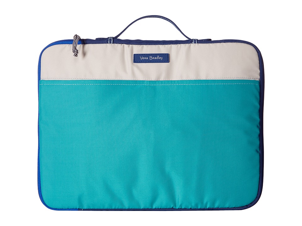UPC 886003442289 product image for Vera Bradley - Laptop Organizer (Cool Lagoon) Briefcase Bags | upcitemdb.com