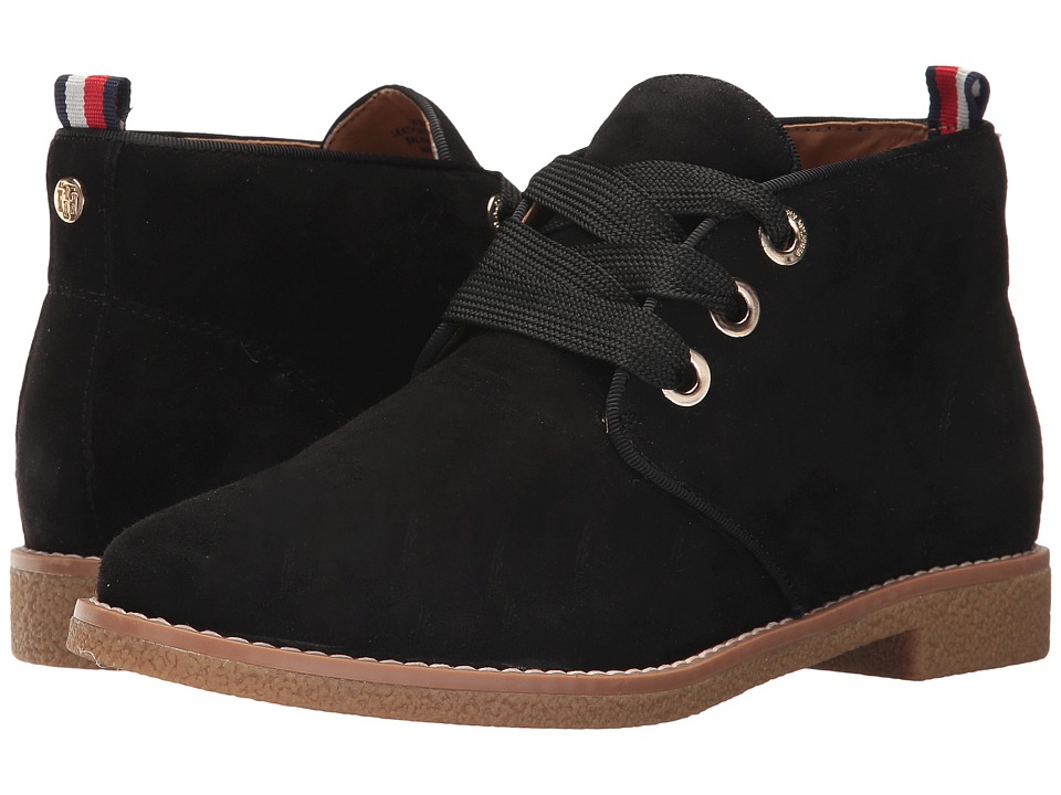 UPC 191514001468 product image for Tommy Hilfiger - Balbina (Black Suede) Women's Shoes | upcitemdb.com