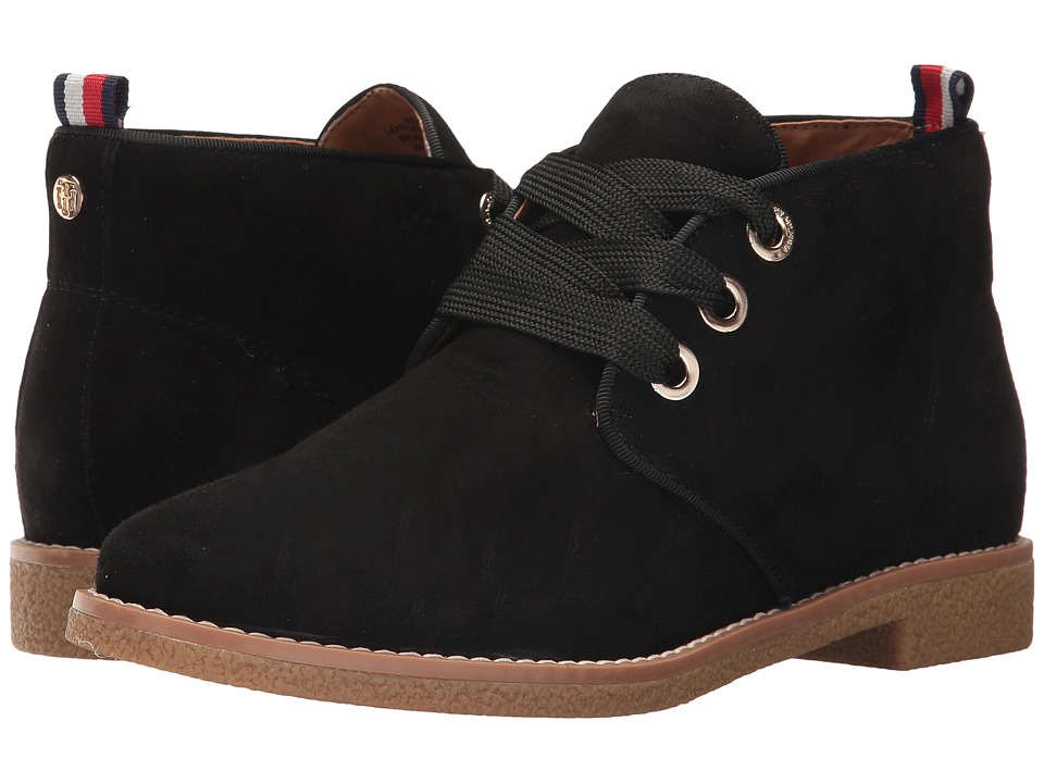 UPC 191514001413 product image for Tommy Hilfiger - Balbina (Black Suede) Women's Shoes | upcitemdb.com