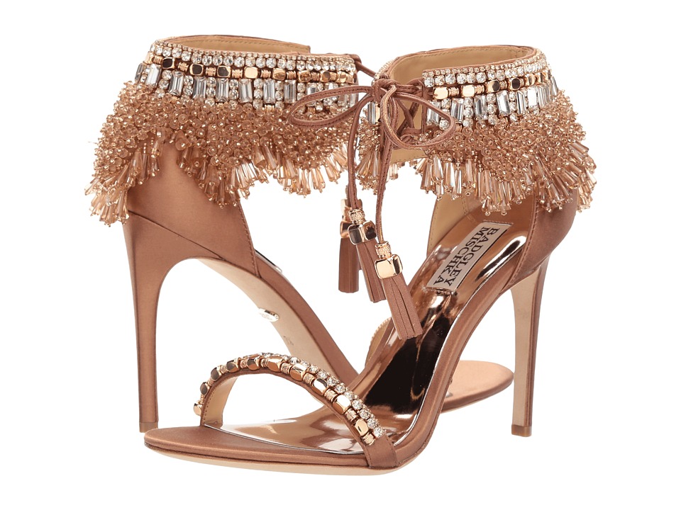 Badgley Mischka Katrina (Dark Nude Satin) Women